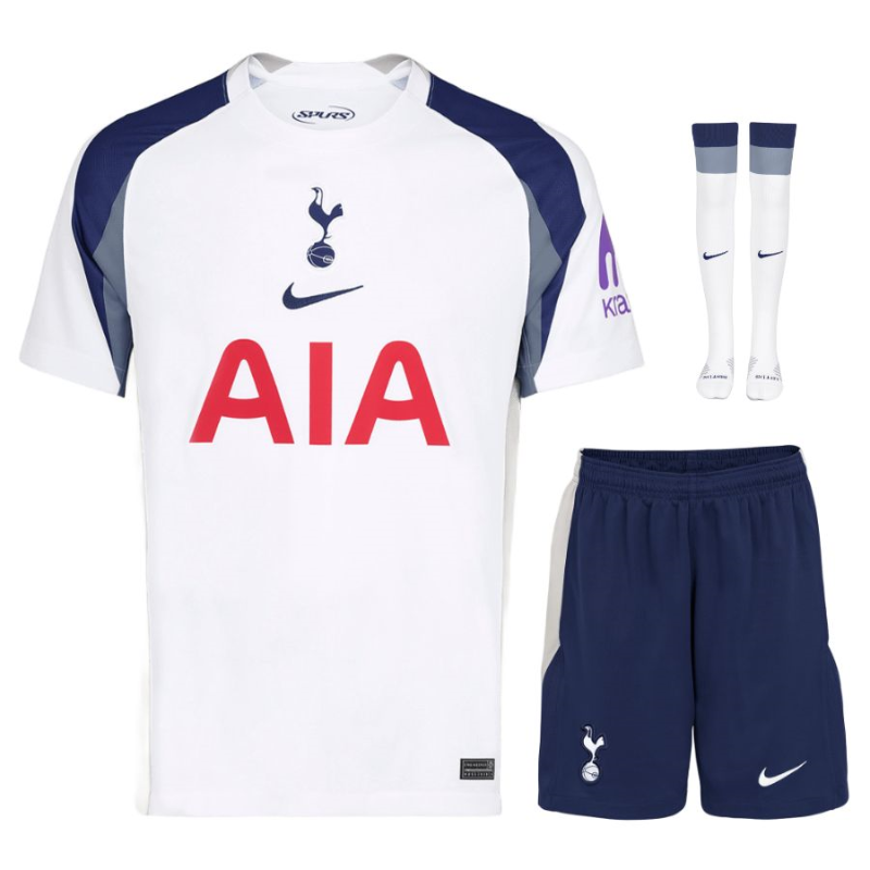 Kit Bambino Tottenham Hotspur 2025/26 – Maglia Casa Completa per Piccoli Tifosi